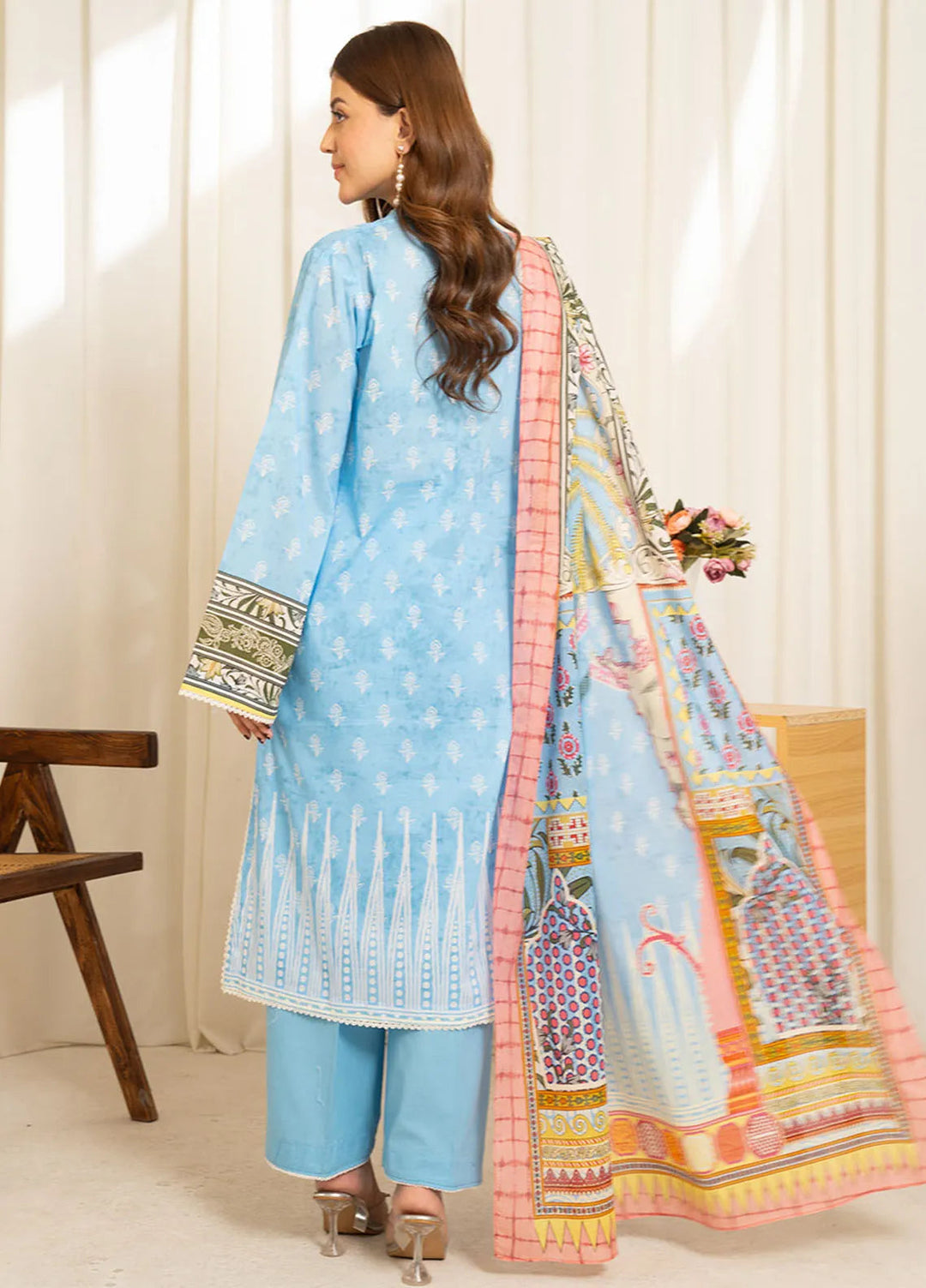 Sule by Coco Zara Shahjahan Printed Lawn Unstitched Suits 3 Piece CZS25SL D-08 - Summer Collection