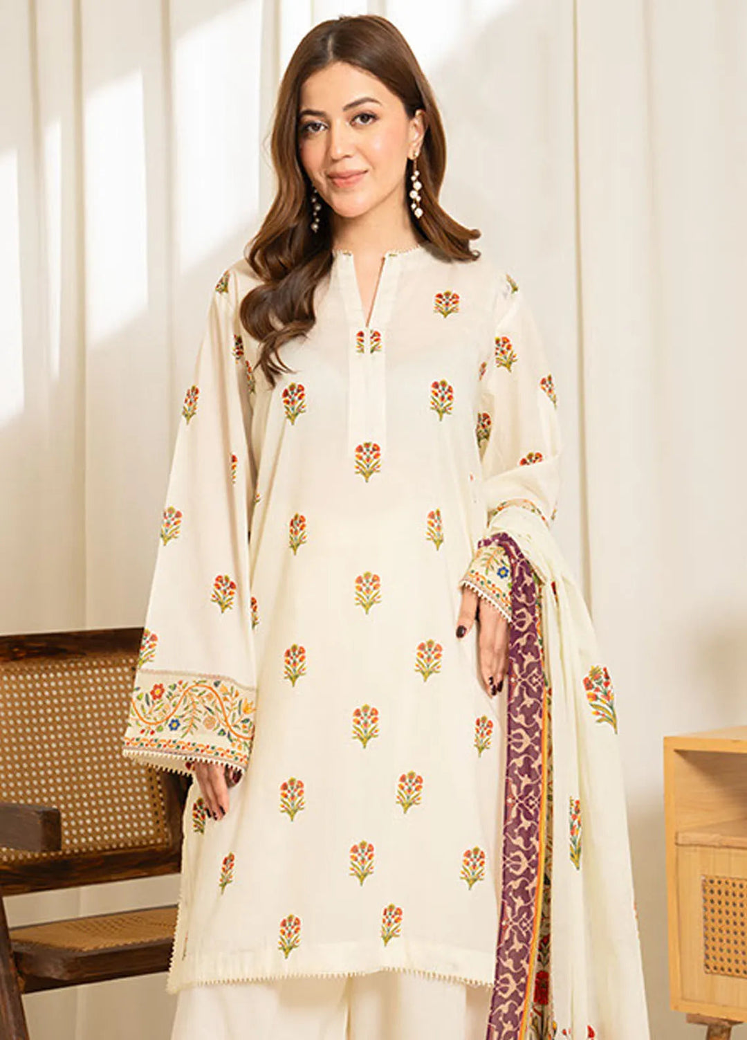 Sule by Coco Zara Shahjahan Printed Lawn Unstitched Suits 3 Piece CZS25SL D-09 - Summer Collection