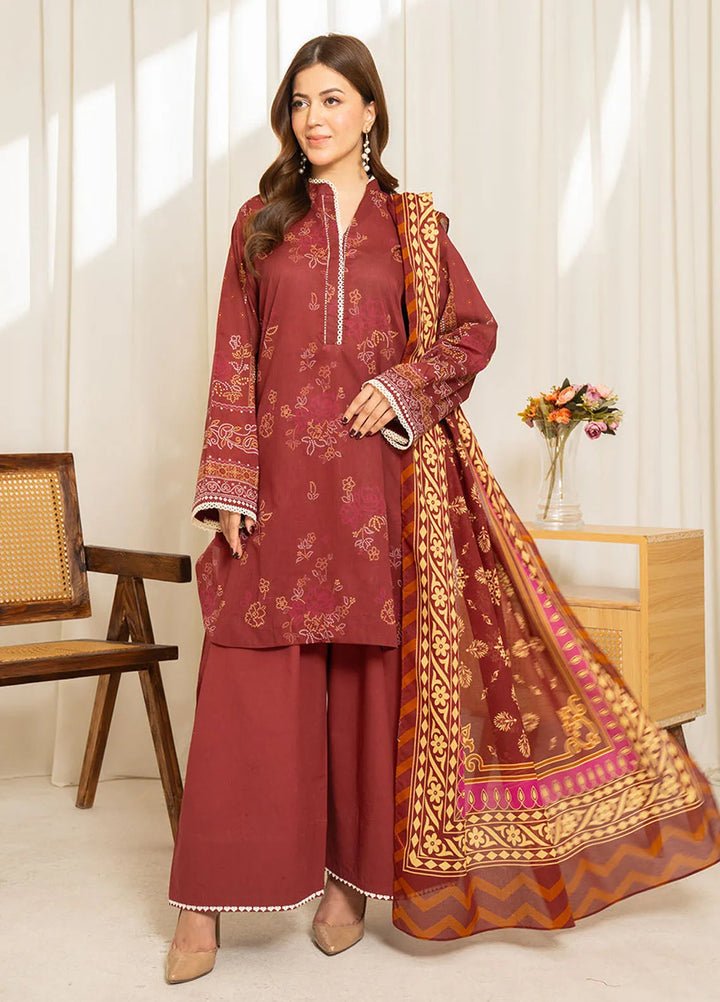 Sule by Coco Zara Shahjahan Printed Lawn Unstitched Suits 3 Piece CZS25SL D-10 - Summer Collection