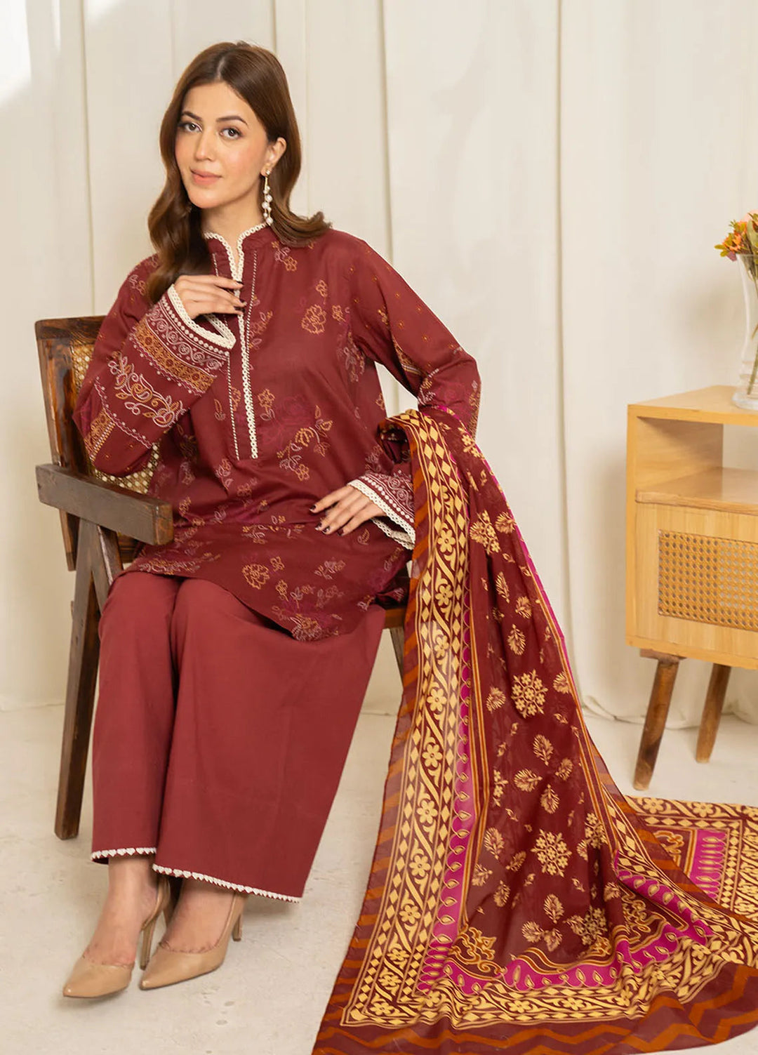 Sule by Coco Zara Shahjahan Printed Lawn Unstitched Suits 3 Piece CZS25SL D-10 - Summer Collection