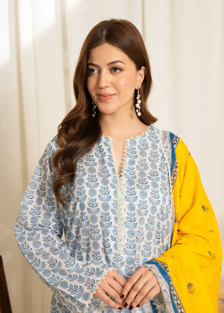 Sule by Coco Zara Shahjahan Printed Lawn Unstitched Suits 3 Piece CZS25SL D-11 - Summer Collection