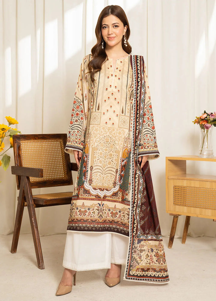 Sule by Coco Zara Shahjahan Printed Lawn Unstitched Suits 3 Piece CZS25SL D-12 - Summer Collection