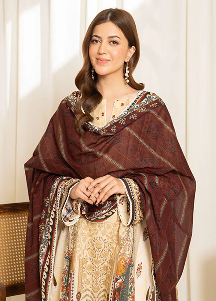 Sule by Coco Zara Shahjahan Printed Lawn Unstitched Suits 3 Piece CZS25SL D-12 - Summer Collection