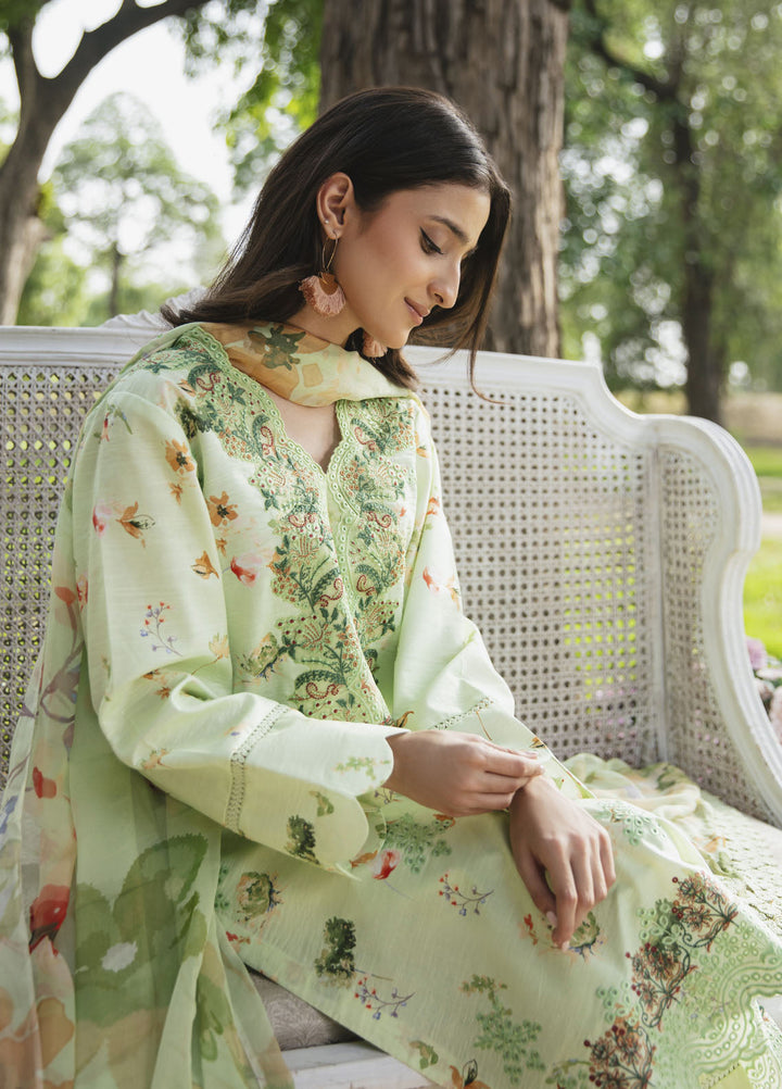 Summer Breez By Humdum Printed Lawn Suits Unstitched 3 Piece HD25SB D-02 - Summer Collection