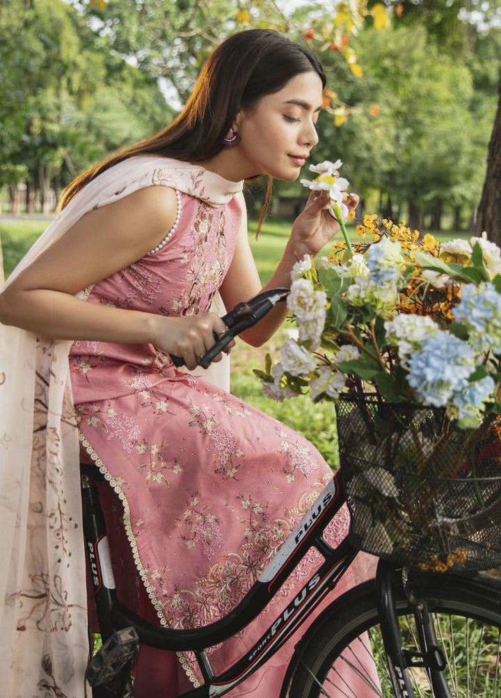 Summer Breez By Humdum Printed Lawn Suits Unstitched 3 Piece HD25SB D-04 - Summer Collection