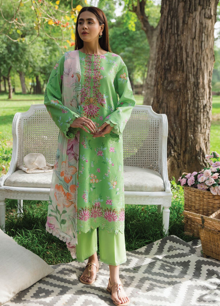 Summer Breez By Humdum Printed Lawn Suits Unstitched 3 Piece HD25SB D-08 - Summer Collection
