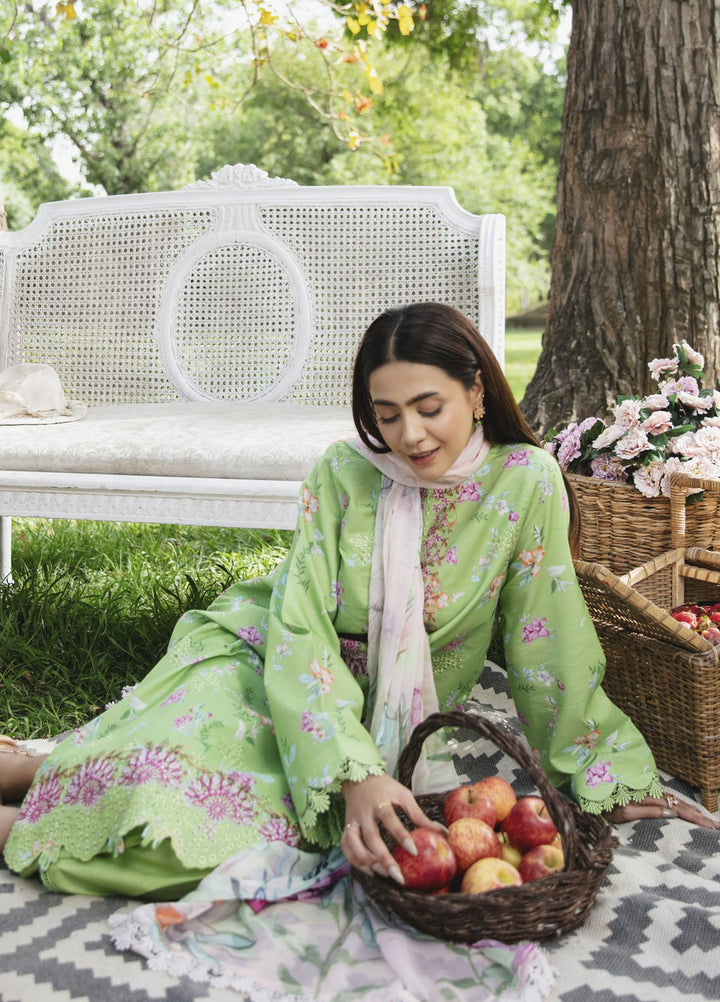 Summer Breez By Humdum Printed Lawn Suits Unstitched 3 Piece HD25SB D-08 - Summer Collection