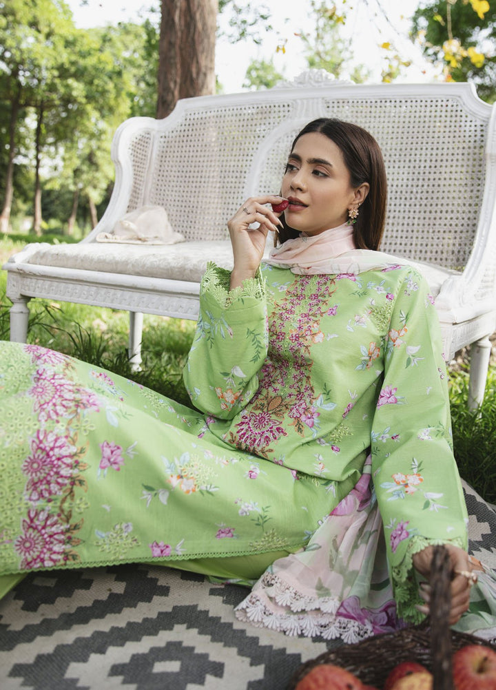 Summer Breez By Humdum Printed Lawn Suits Unstitched 3 Piece HD25SB D-08 - Summer Collection