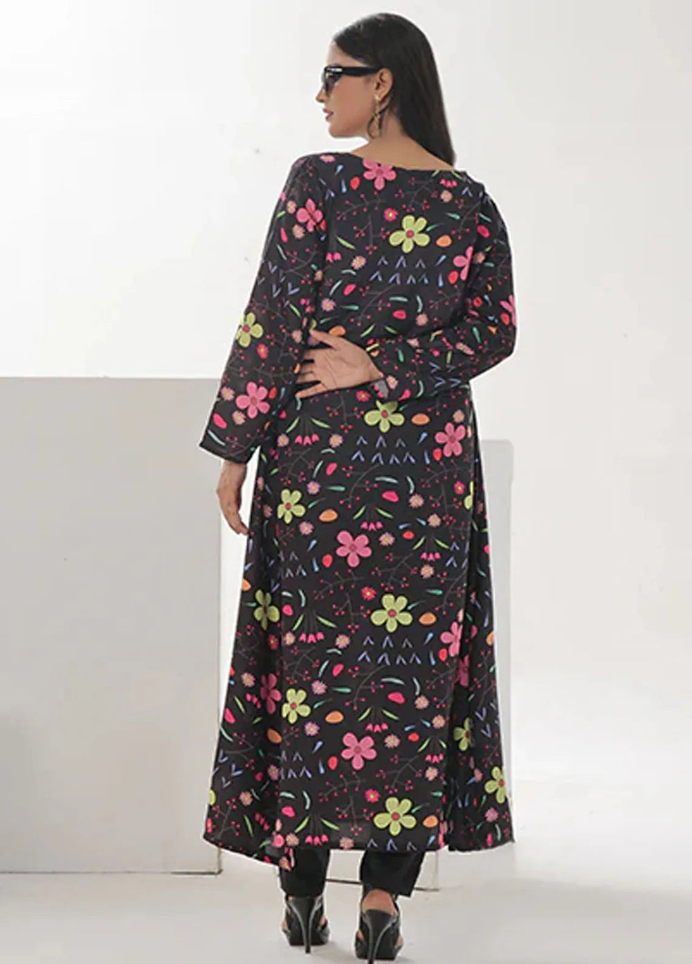 Summer Fiesta By Nazmina Pret Printed Lawn Frock TF-03 Spike Floral
