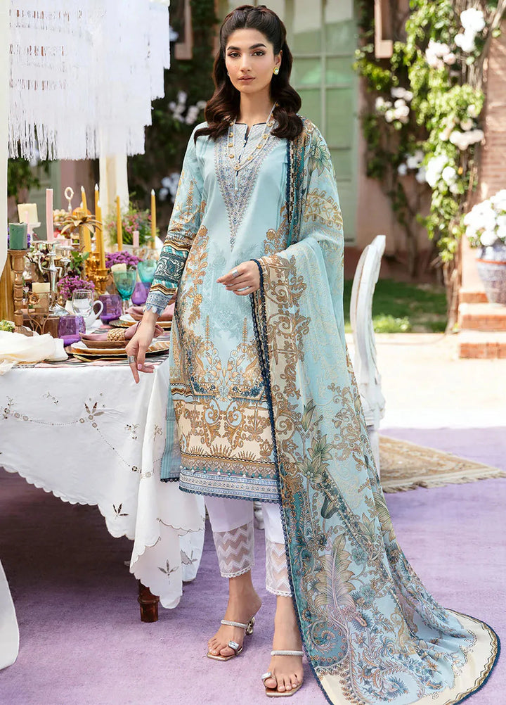Summer Glow by Gulaal Embroidered Lawn Suit Unstitched 3 Piece GL24SG D-02 Amayrah - Summer Collection