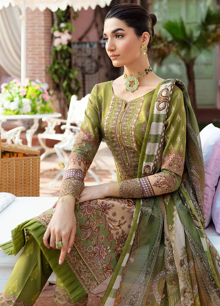 Summer Glow by Gulaal Embroidered Lawn Suit Unstitched 3 Piece GL24SG D-04 Alicia - Summer Collection