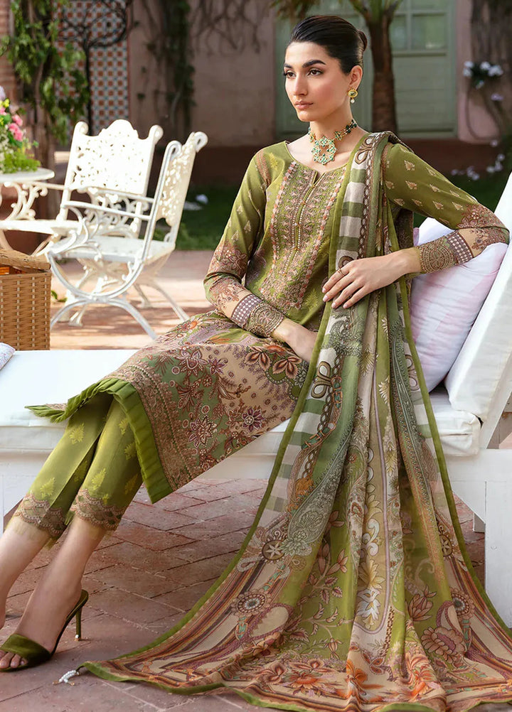 Summer Glow by Gulaal Embroidered Lawn Suit Unstitched 3 Piece GL24SG D-04 Alicia - Summer Collection
