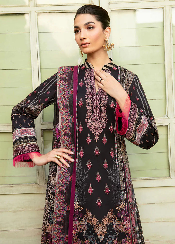 Summer Glow by Gulaal Embroidered Lawn Suit Unstitched 3 Piece GL24SG D-06 Andrea - Summer Collection