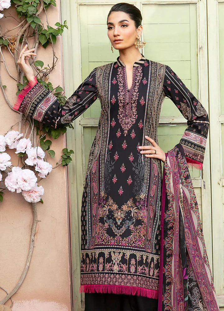 Summer Glow by Gulaal Embroidered Lawn Suit Unstitched 3 Piece GL24SG D-06 Andrea - Summer Collection