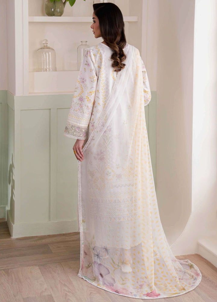 Summer Lines by Neeshay Embroidered Lawn Suits Unstitched 3 Piece NSH25SL Bloom Theory - Summer Collection
