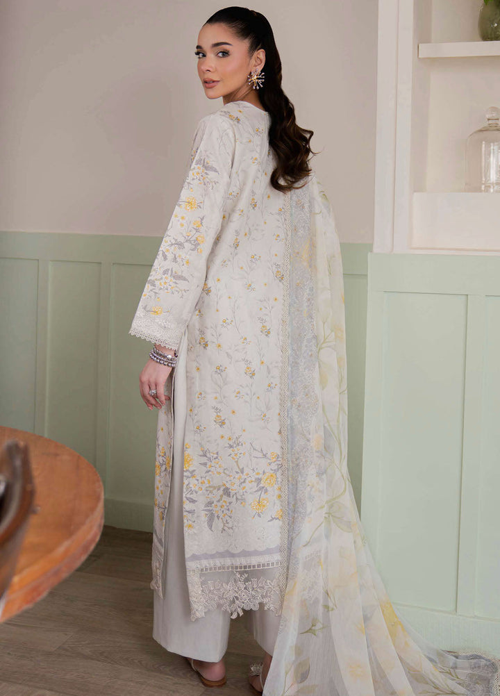 Summer Lines by Neeshay Embroidered Lawn Suits Unstitched 3 Piece NSH25SL Cloud Veil - Summer Collection