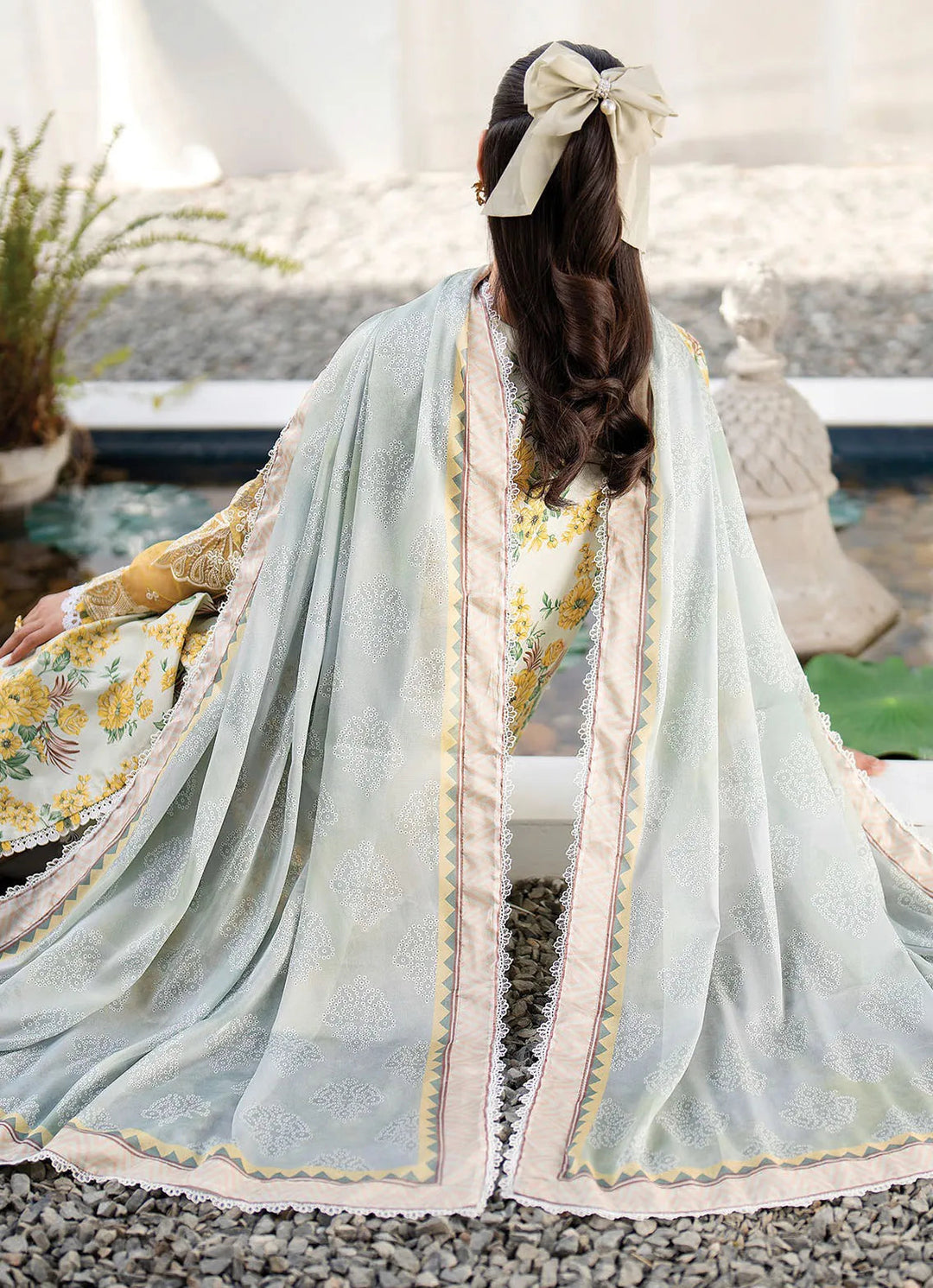 Summer Soriee By Xenia Embroidered Lawn Suit Unstitched 3 Piece ZE24SS Faraal - Summer Collection