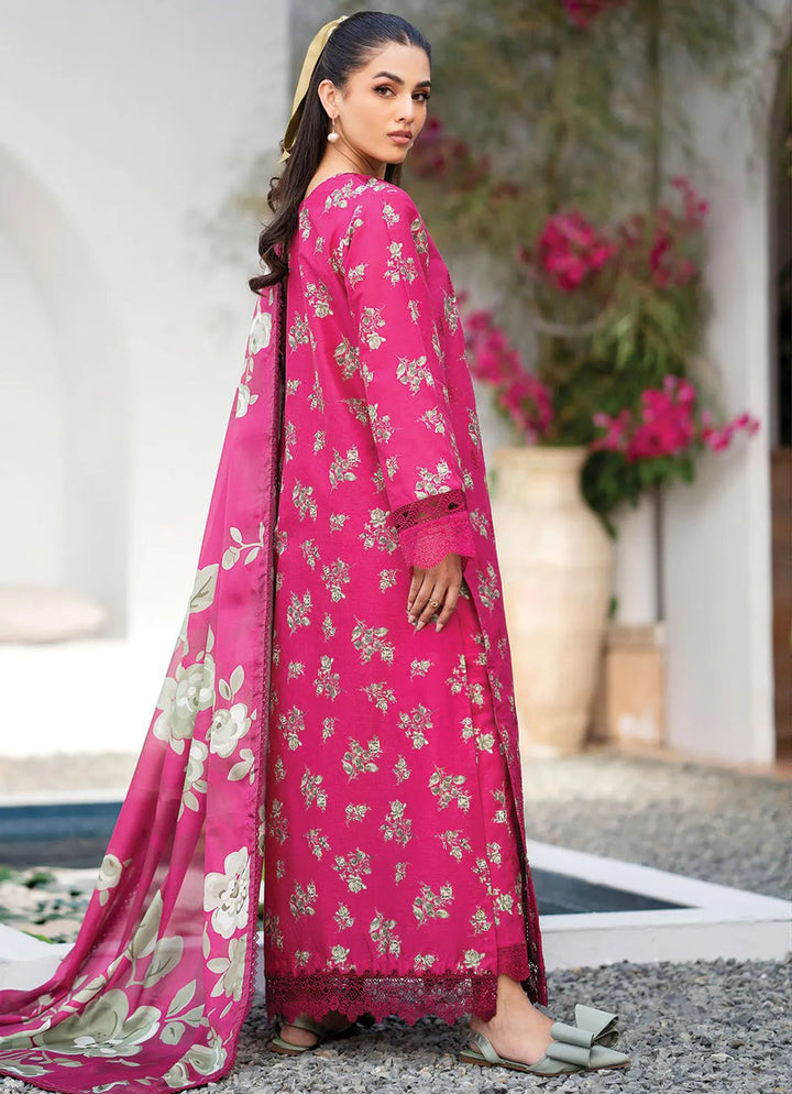 Summer Soriee By Xenia Embroidered Lawn Suit Unstitched 3 Piece ZE24SS Gullian - Summer Collection
