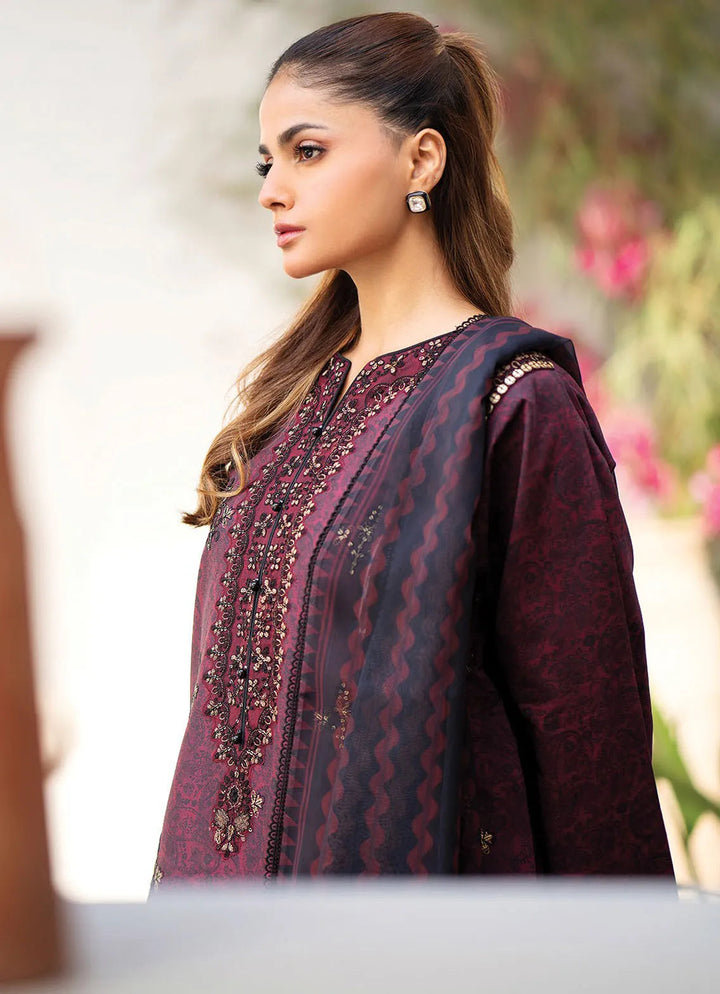 Summer Soriee By Xenia Embroidered Lawn Suit Unstitched 3 Piece ZE24SS Veqah - Summer Collection