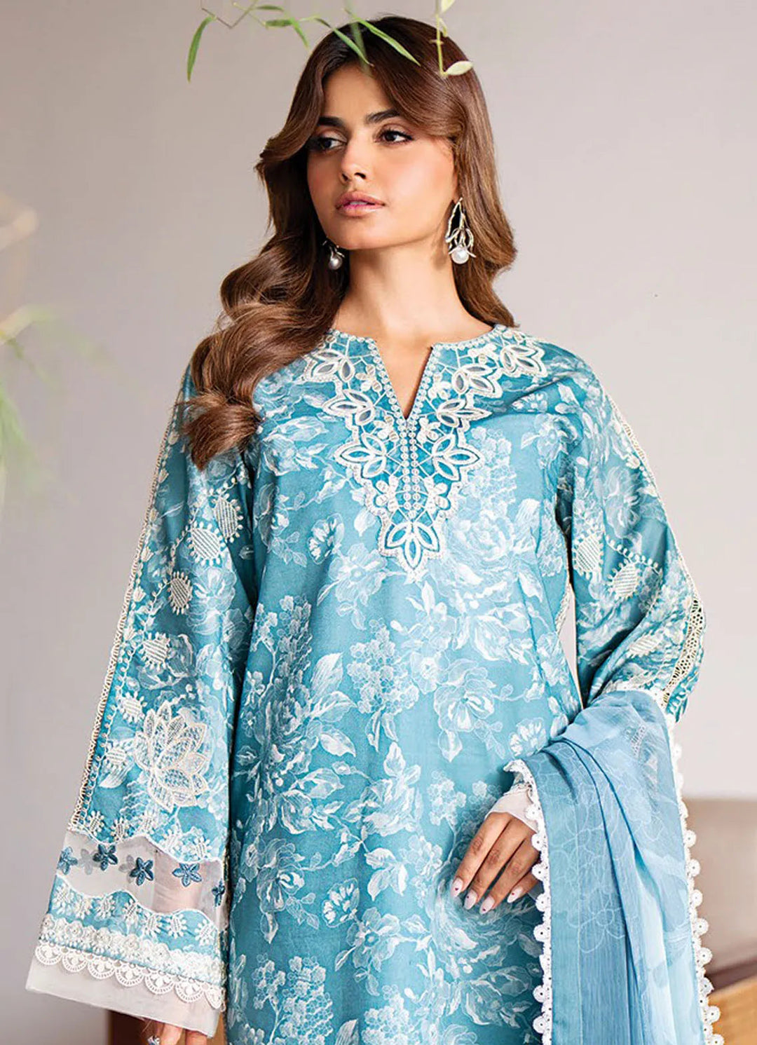 Summer Soriee By Xenia Embroidered Lawn Suit Unstitched 3 Piece ZE24SS Vizeh - Summer Collection