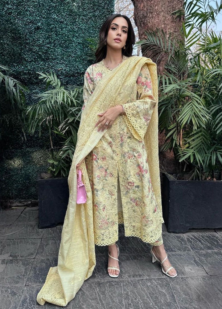 Summer Together by Afrozeh Embroidered Lawn Suit Unstitched 3 Piece AF24ST Aspen - Summer Collection