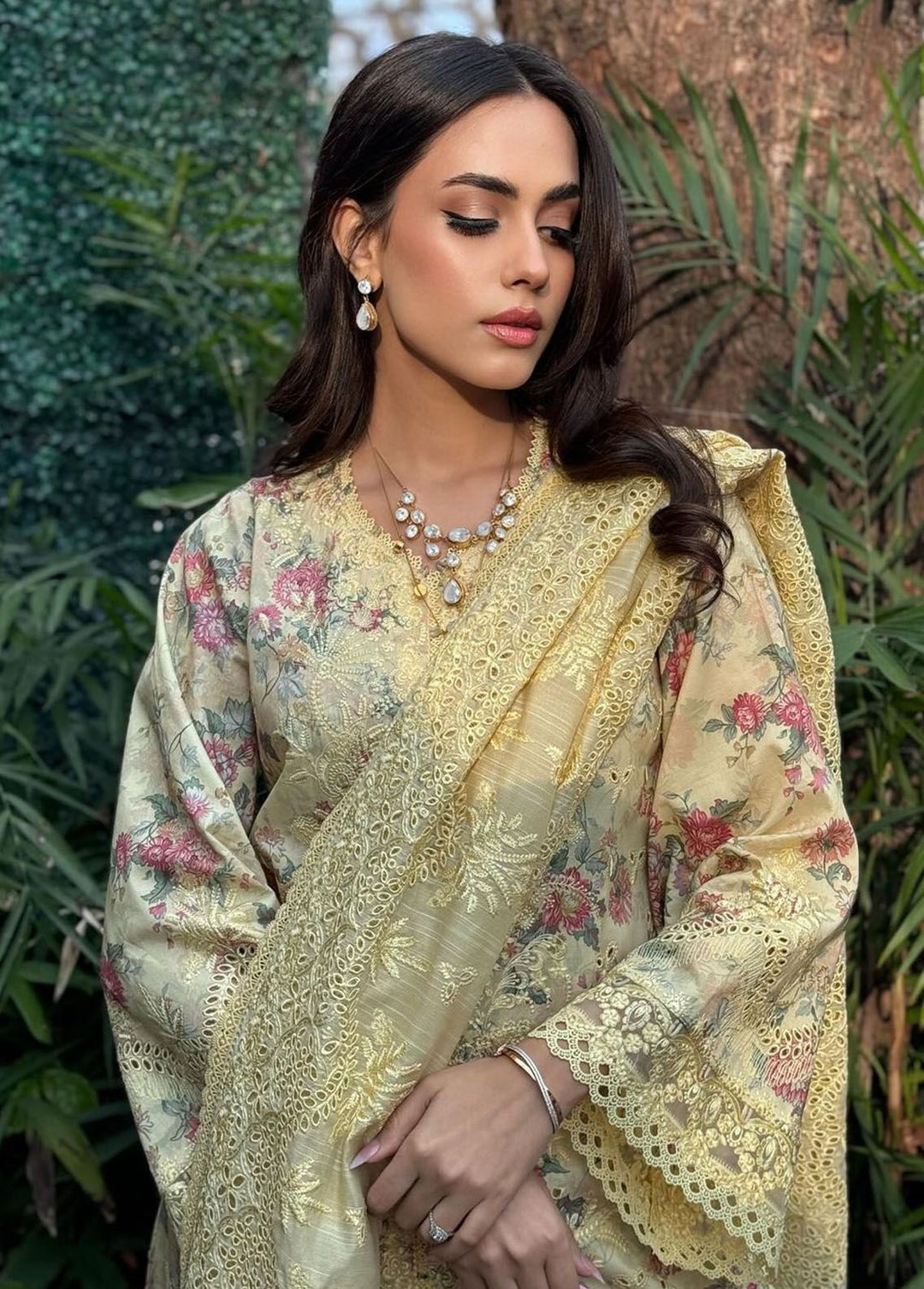 Summer Together by Afrozeh Embroidered Lawn Suit Unstitched 3 Piece AF24ST Aspen - Summer Collection