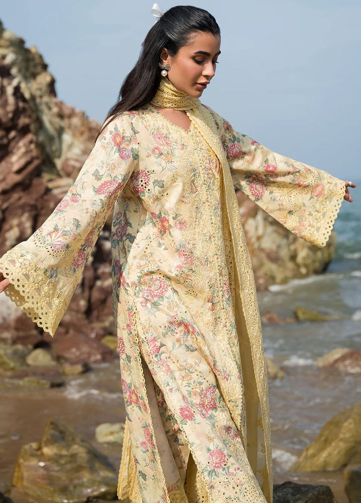 Summer Together by Afrozeh Embroidered Lawn Suit Unstitched 3 Piece AF24ST Aspen - Summer Collection