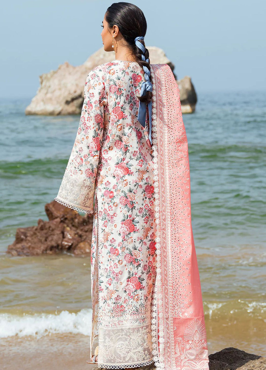 Summer Together by Afrozeh Embroidered Lawn Suit Unstitched 3 Piece AF24ST Gardenia - Summer Collection