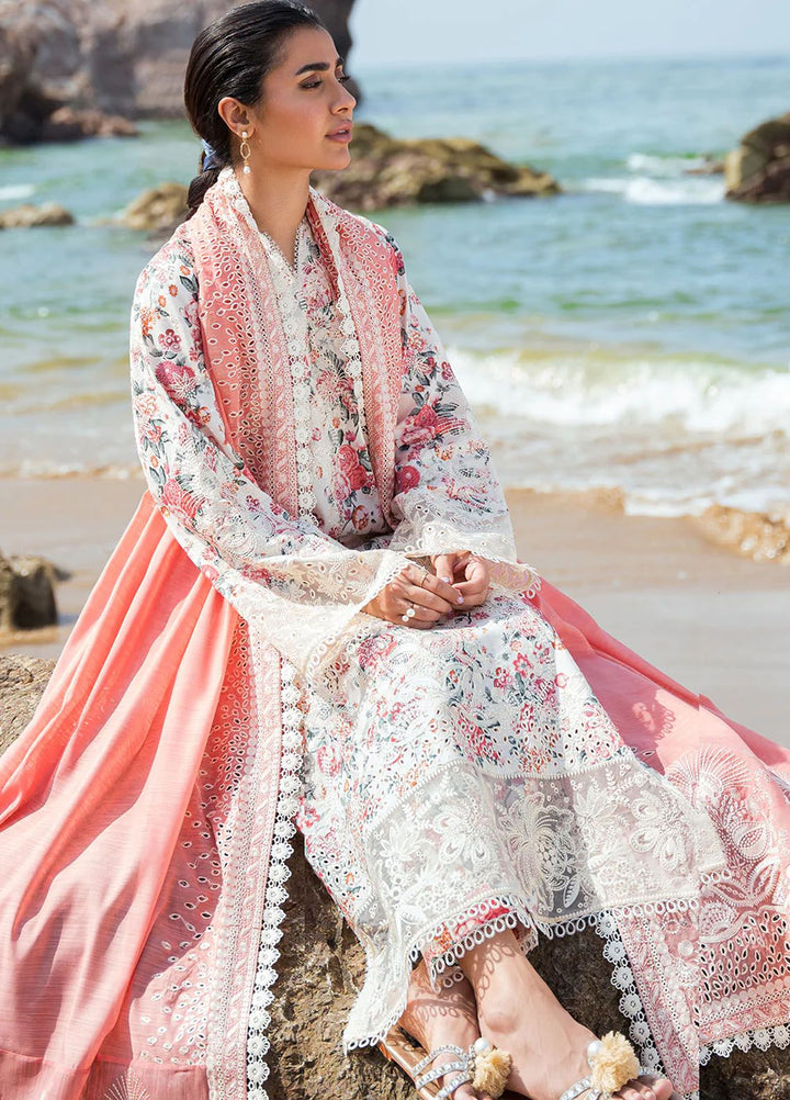 Summer Together by Afrozeh Embroidered Lawn Suit Unstitched 3 Piece AF24ST Gardenia - Summer Collection
