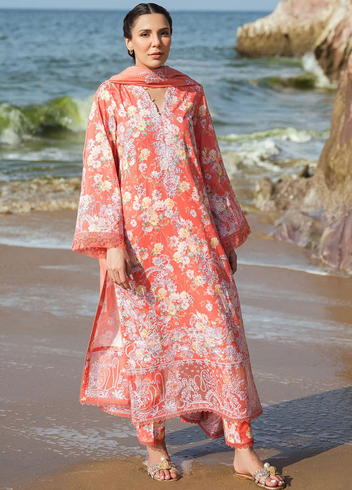 Summer Together by Afrozeh Embroidered Lawn Suit Unstitched 3 Piece AF24ST Jasmine - Summer Collection