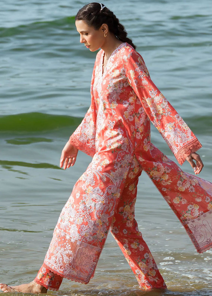 Summer Together by Afrozeh Embroidered Lawn Suit Unstitched 3 Piece AF24ST Jasmine - Summer Collection