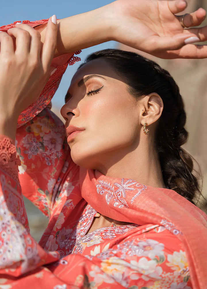 Summer Together by Afrozeh Embroidered Lawn Suit Unstitched 3 Piece AF24ST Jasmine - Summer Collection