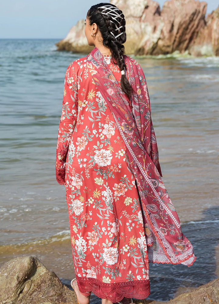 Summer Together by Afrozeh Embroidered Lawn Suit Unstitched 3 Piece AF24ST Scarley - Summer Collection