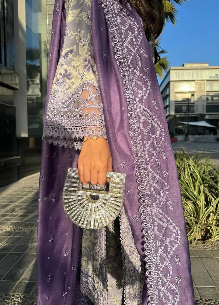 Summer Together by Afrozeh Embroidered Lawn Suit Unstitched 3 Piece AF24ST Wisteria - Summer Collection
