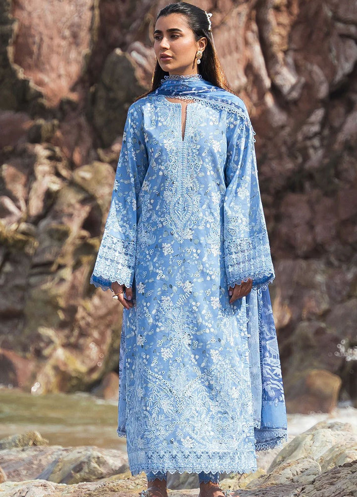 Summer Together by Afrozeh Embroidered Lawn Suit Unstitched 3 Piece AF24ST Zale - Summer Collection