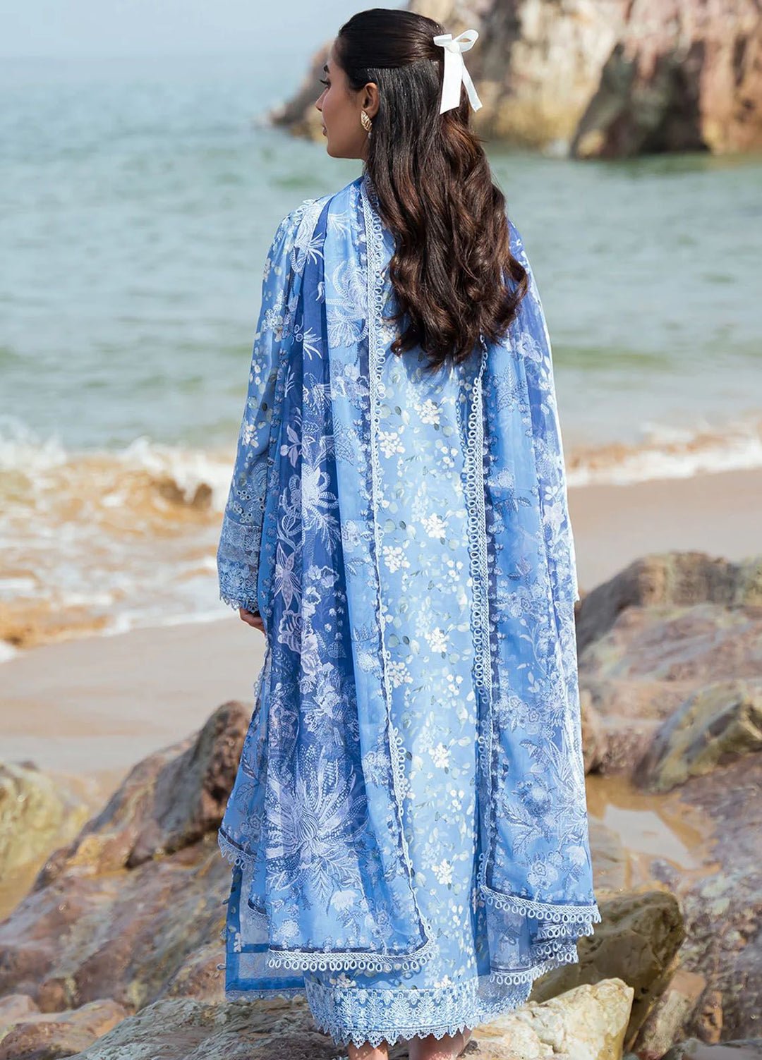 Summer Together by Afrozeh Embroidered Lawn Suit Unstitched 3 Piece AF24ST Zale - Summer Collection