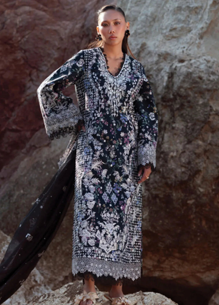 Summer Together by Afrozeh Embroidered Lawn Suits Unstitched 3 Piece AF25ST D-06 Saffron Jasper - Summer Collection