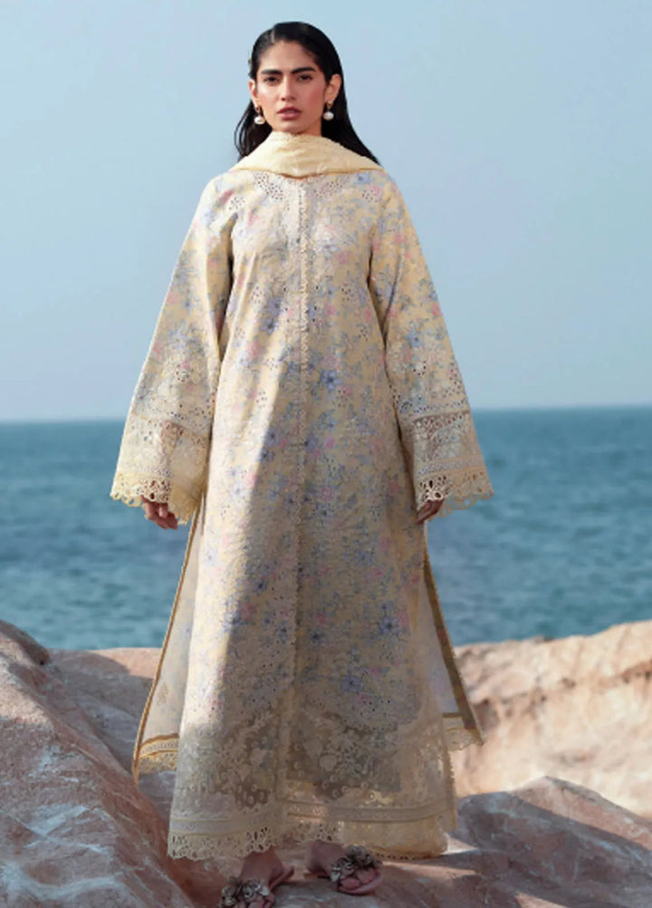 Summer Together by Afrozeh Embroidered Lawn Suits Unstitched 3 Piece AF25ST D-08 Baroque - Summer Collection