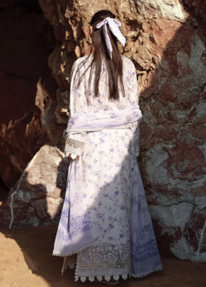 Summer Together by Afrozeh Embroidered Lawn Suits Unstitched 3 Piece AF25ST D-09 Zircon - Summer Collection