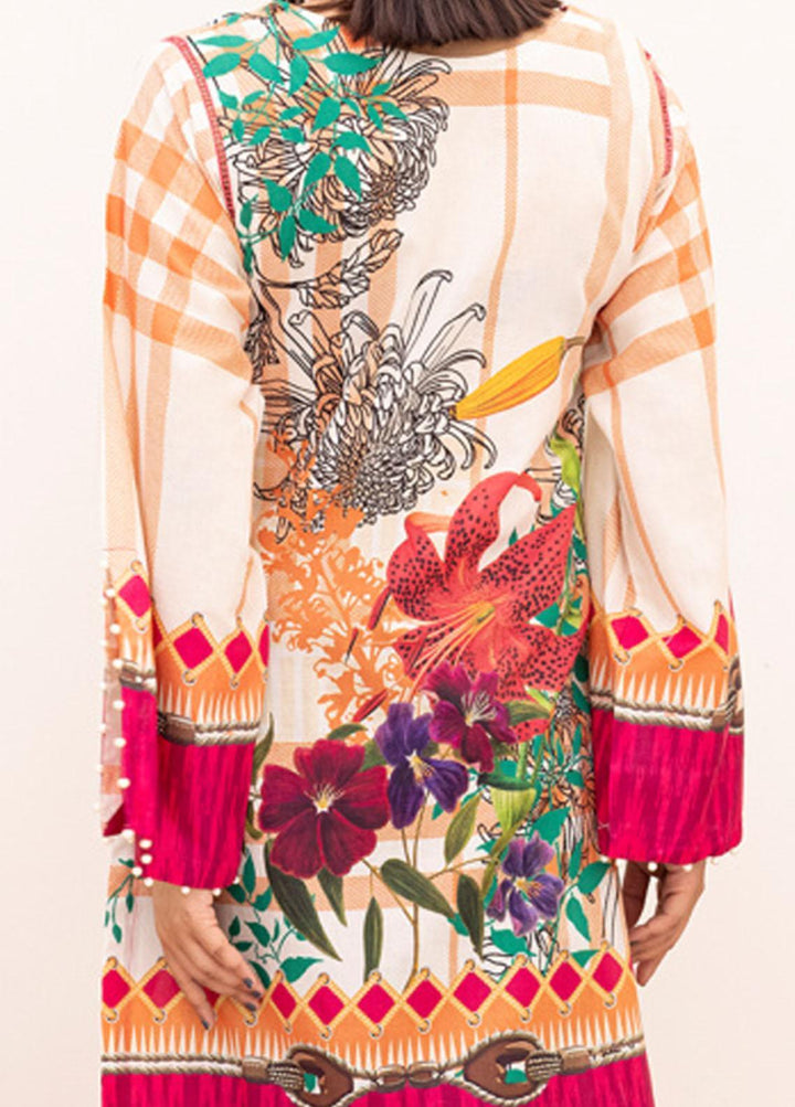 Adan's Libas Printed Lawn Stitched Kurties AL21V4 17