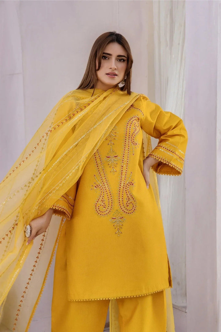 Sohani Rajwani By HM RTW Embroidered Lawn 3 Piece Suit SUNLIGHT Festive Collection