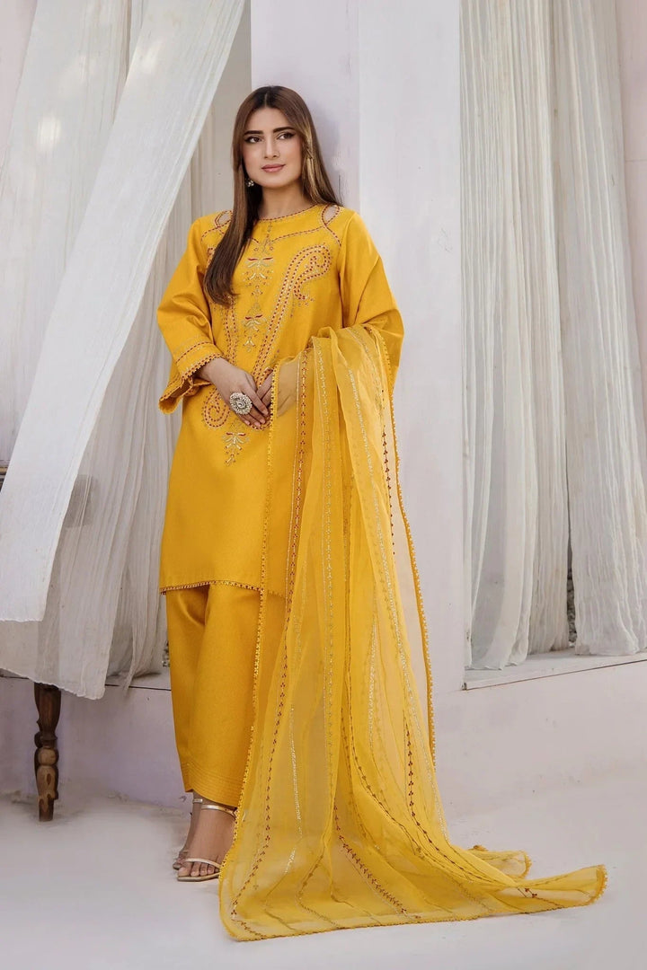 Sohani Rajwani By HM RTW Embroidered Lawn 3 Piece Suit SUNLIGHT Festive Collection