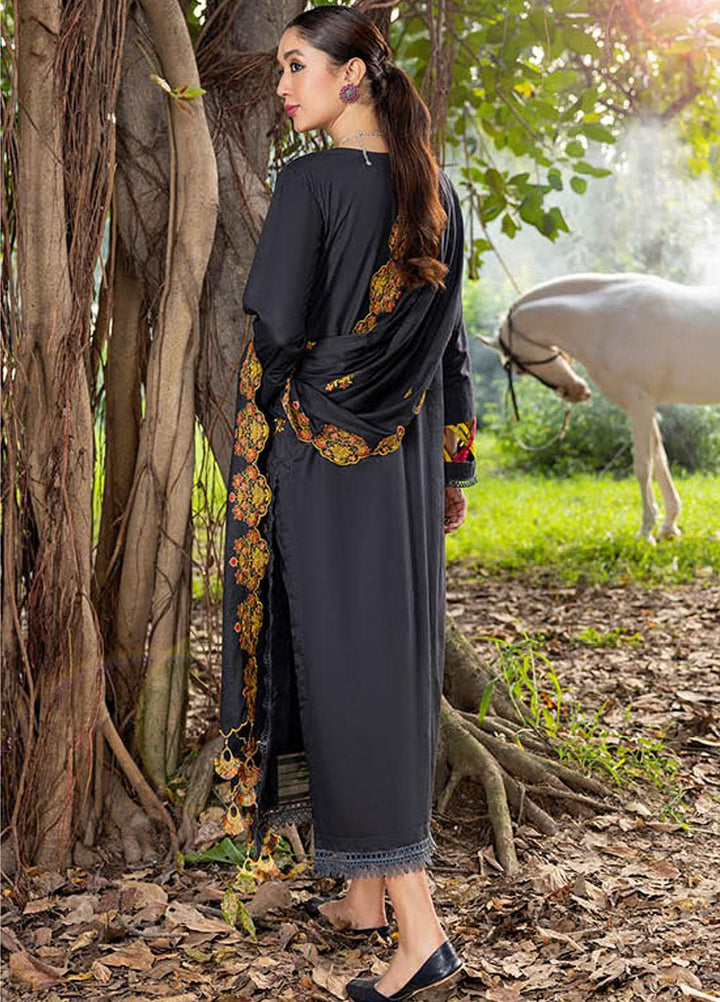 Sunshine Bloom By AL Zohaib Embroidered Jacquard Suits Unstitched 3 Piece AZ23SB D-3 - Winter Collection