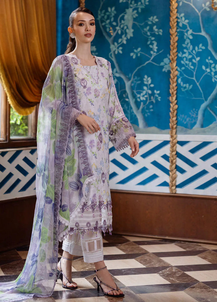 Sunshine Bloom by Al Zohaib Printed Lawn Suits Unstitched 3 Piece AZ25SB S-01 - Summer Collection