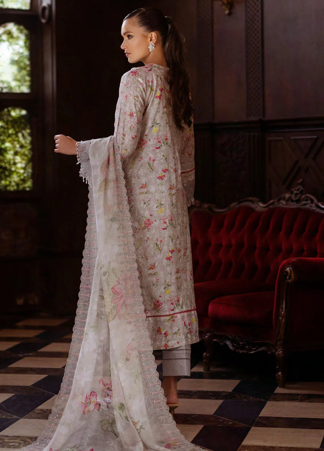 Sunshine Bloom by Al Zohaib Printed Lawn Suits Unstitched 3 Piece AZ25SB S-02 - Summer Collection