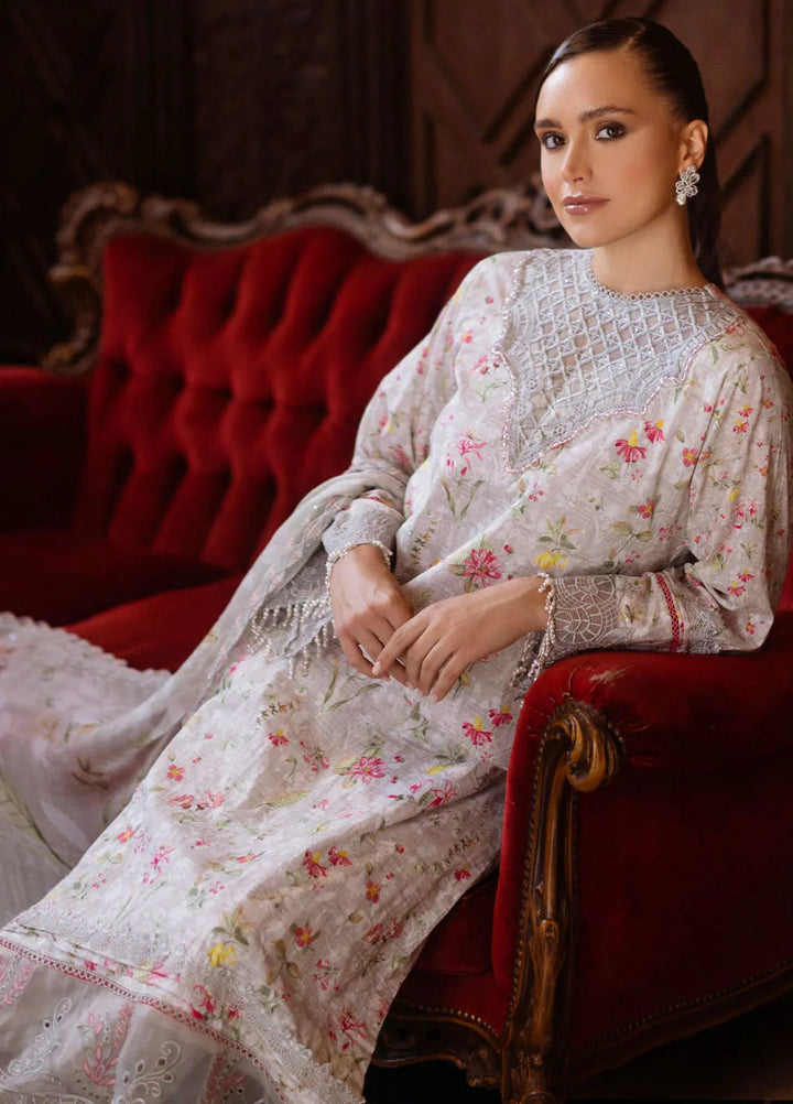 Sunshine Bloom by Al Zohaib Printed Lawn Suits Unstitched 3 Piece AZ25SB S-02 - Summer Collection