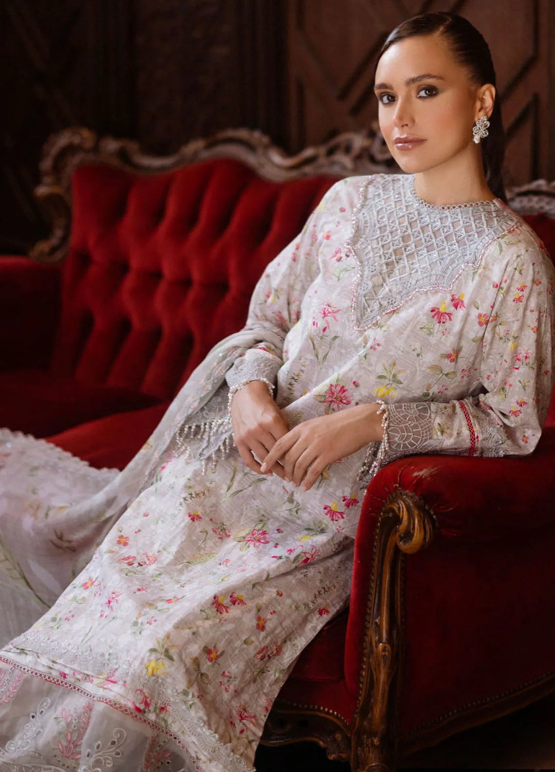 Sunshine Bloom by Al Zohaib Printed Lawn Suits Unstitched 3 Piece AZ25SB S-02 - Summer Collection
