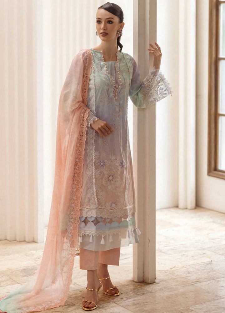 Sunshine Bloom by Al Zohaib Printed Lawn Suits Unstitched 3 Piece AZ25SB S-04 - Summer Collection