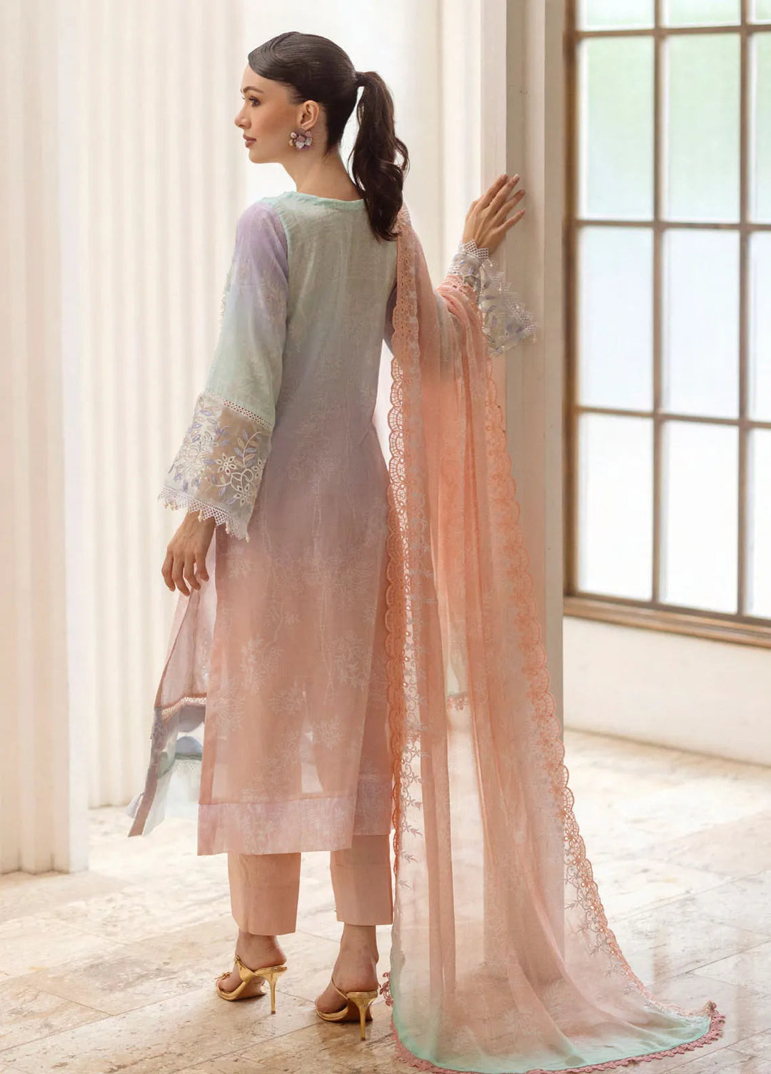 Sunshine Bloom by Al Zohaib Printed Lawn Suits Unstitched 3 Piece AZ25SB S-04 - Summer Collection