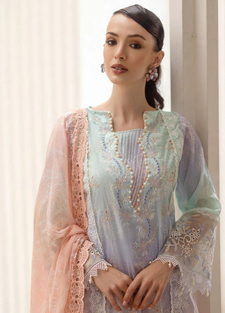Sunshine Bloom by Al Zohaib Printed Lawn Suits Unstitched 3 Piece AZ25SB S-04 - Summer Collection